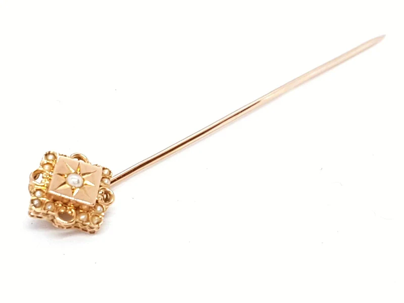 Accessoire Epingle Or rose Perle