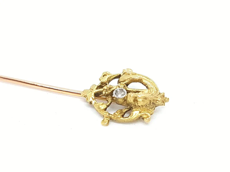 Accessoire Epingle Or jaune Diamant
