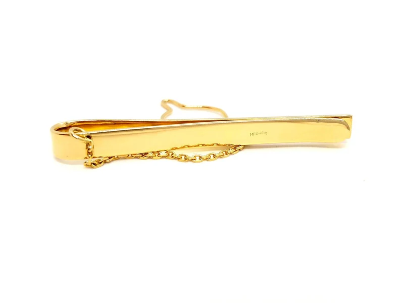 Hermès Accessoire Pince à cravate Or jaune