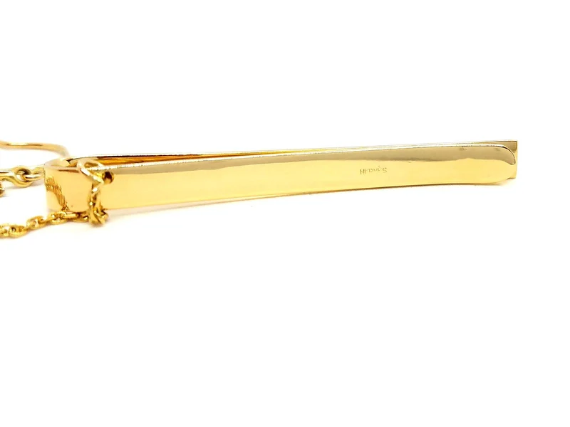 Hermès Accessoire Pince à cravate Or jaune