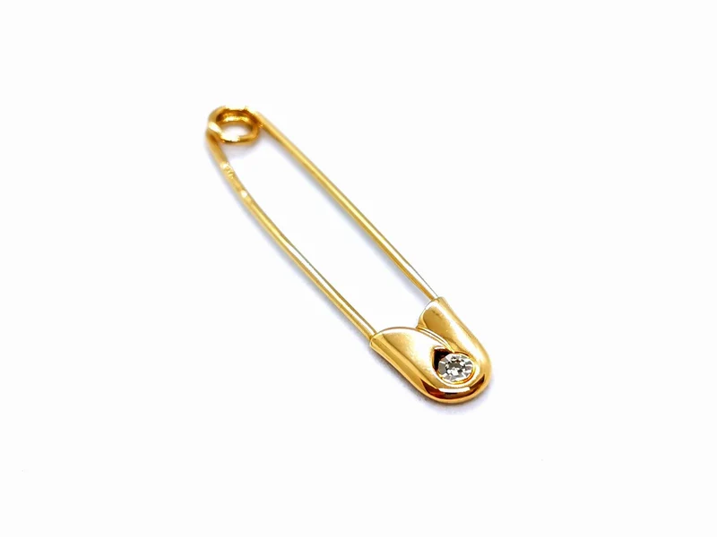 Accessoire Epingle à nourrice Or jaune Diamant