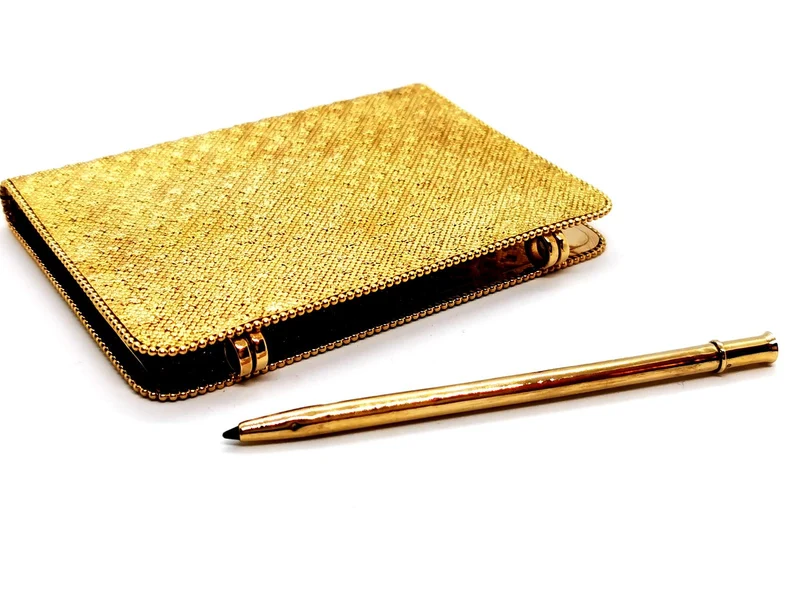 Accessoire Stylo Or jaune