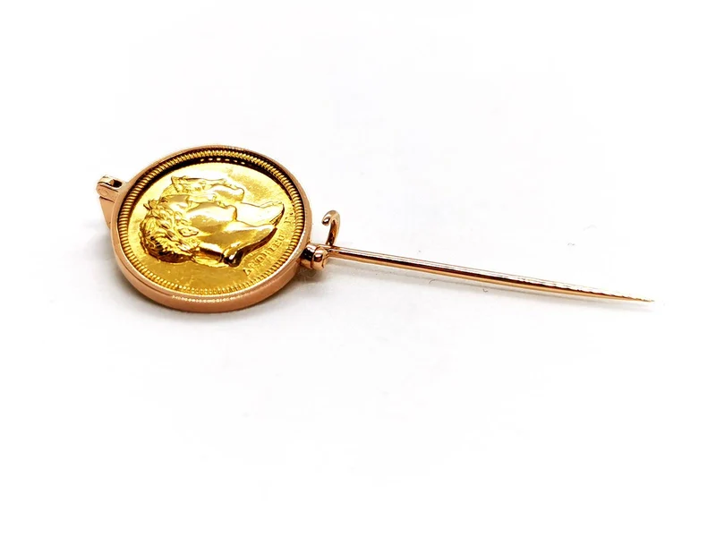 Accessoire Epingle Or jaune, Or rose