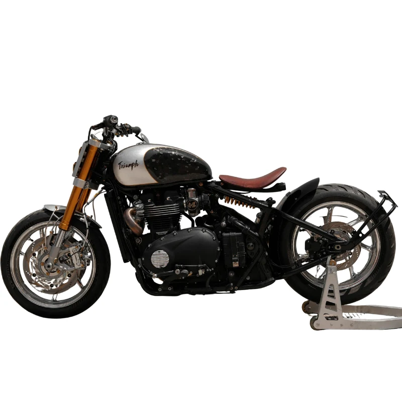 Garde-boue arrière court noir brillant – Triumph Bonneville Bobber