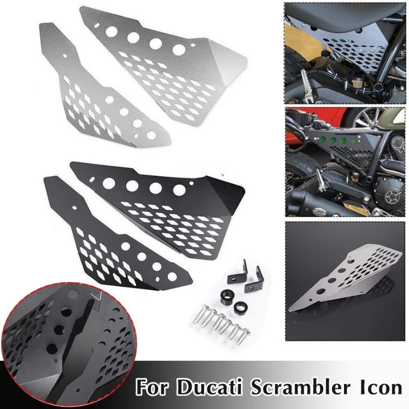 Caches latéraux aluminium DUCATI Scrambler 800