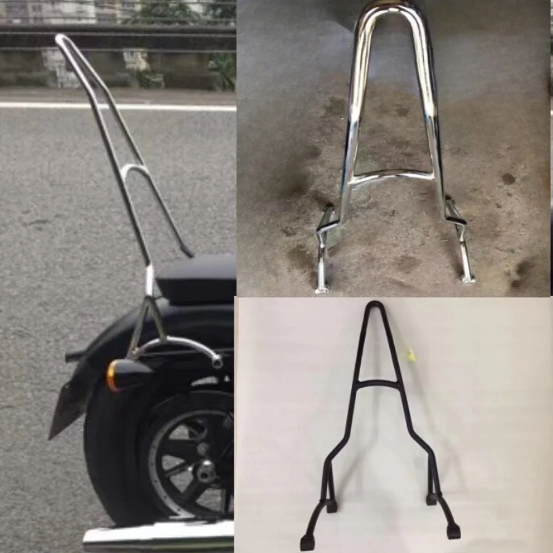 Sissy bar Sportster 883/1200 avec dossier et porte-bagages