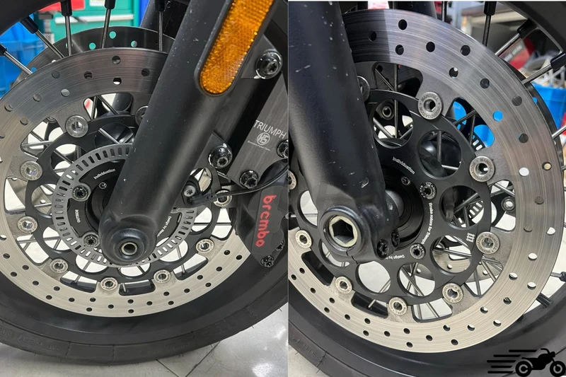 Disques de frein avant flottant Triumph Bobber