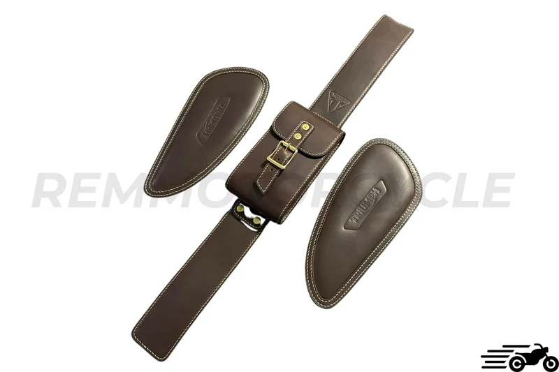 Set cuirs réservoir Triumph Bobber