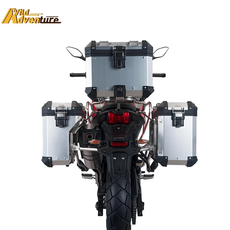900DS 900DSX Motorcycle Trunk Side Box Top Box Aluminum Left Right Storage Luggage Rear Tail Case For VOGE 900 DS DSX 2024 2025