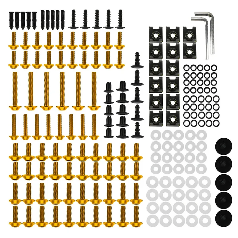 For CFMOTO CF MOTO 800MT 800 MT 450MT 450 MT 2021 2022 2023 2024 2025 M5 M6 Motorcycle Modified Fastener Screws Fairing Bolt Kit