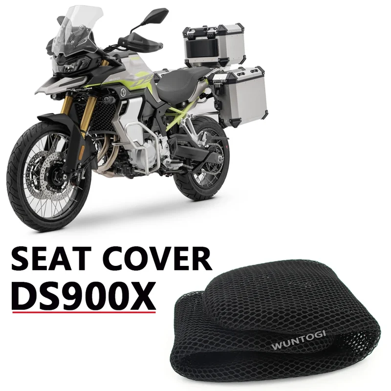 DS900X Motorcycle Mesh Seat Cover 3D Mesh Fabric Seat Protect Cushion For Loncin VOGE Valico DSX 900 Heat insulation Seat Covers