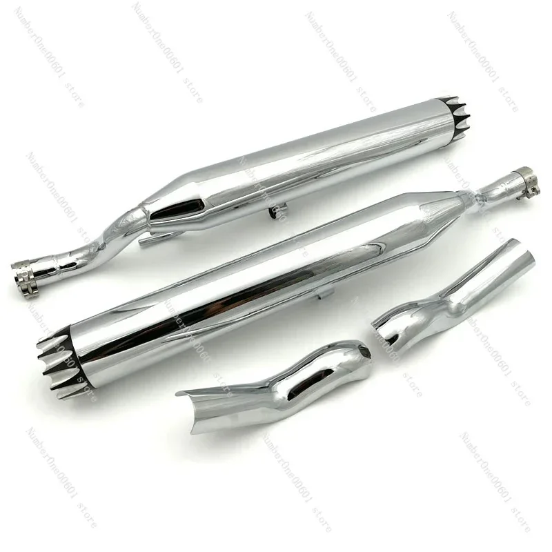 Applicable To BMW R18 Modified Tail Exhaust Flame Exhaust Fishtail Exhaust