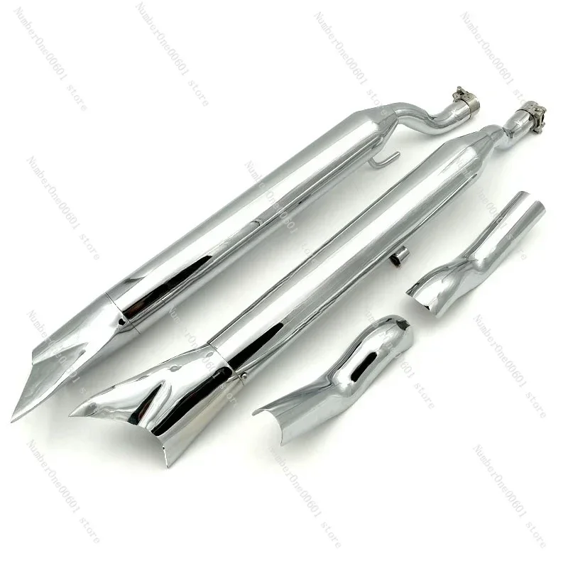 Applicable To BMW R18 Modified Tail Exhaust Flame Exhaust Fishtail Exhaust