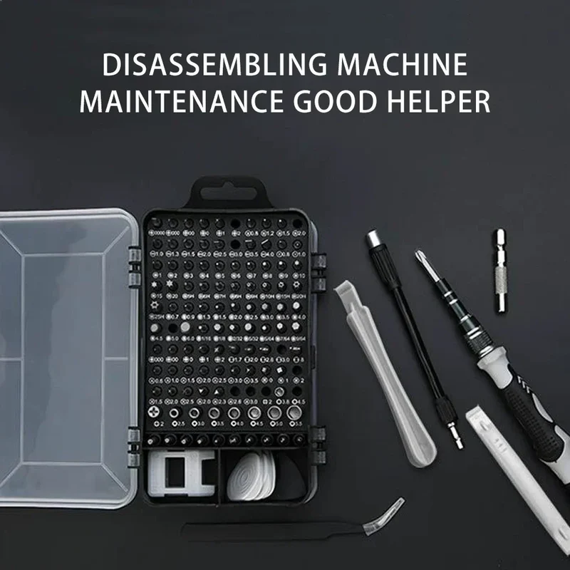 115 in 1Multifunctional Screwdriver Set Computer PC Mobile Phone Equipment Repair Screw Driver Insulation Manual Household Tools
