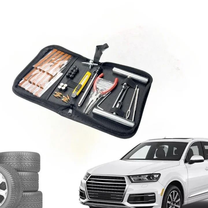 New 33/45Pcs AutoTire Repair Kit Tire Repair Kit Auto Bike Tire Repair Puncture Plug Garage Car Accessories