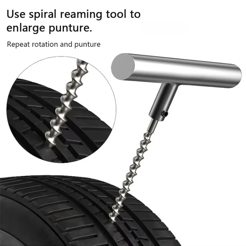 New 33/45Pcs AutoTire Repair Kit Tire Repair Kit Auto Bike Tire Repair Puncture Plug Garage Car Accessories