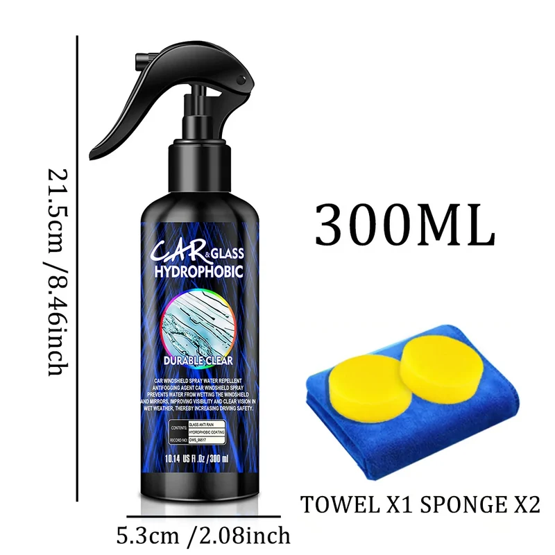 Motorcycle Glass Anti-rain For Car Water Repellent Fortify Dashboard Rearview Mirror Hydrophobic Coating Enhanced Visibility Spr