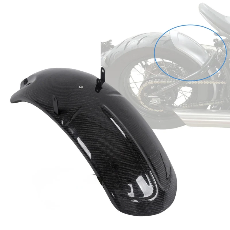 Garde-boue arrière court carbone sec – Triumph Bobber