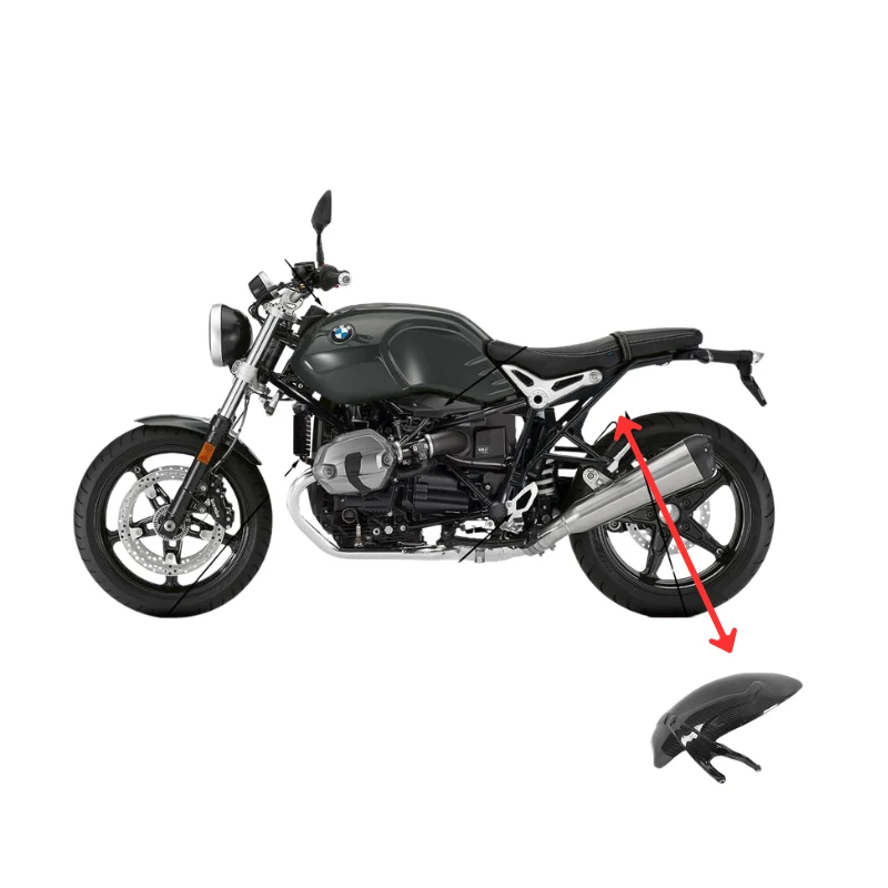 Garde-boue arrière carbone BMW R 12
