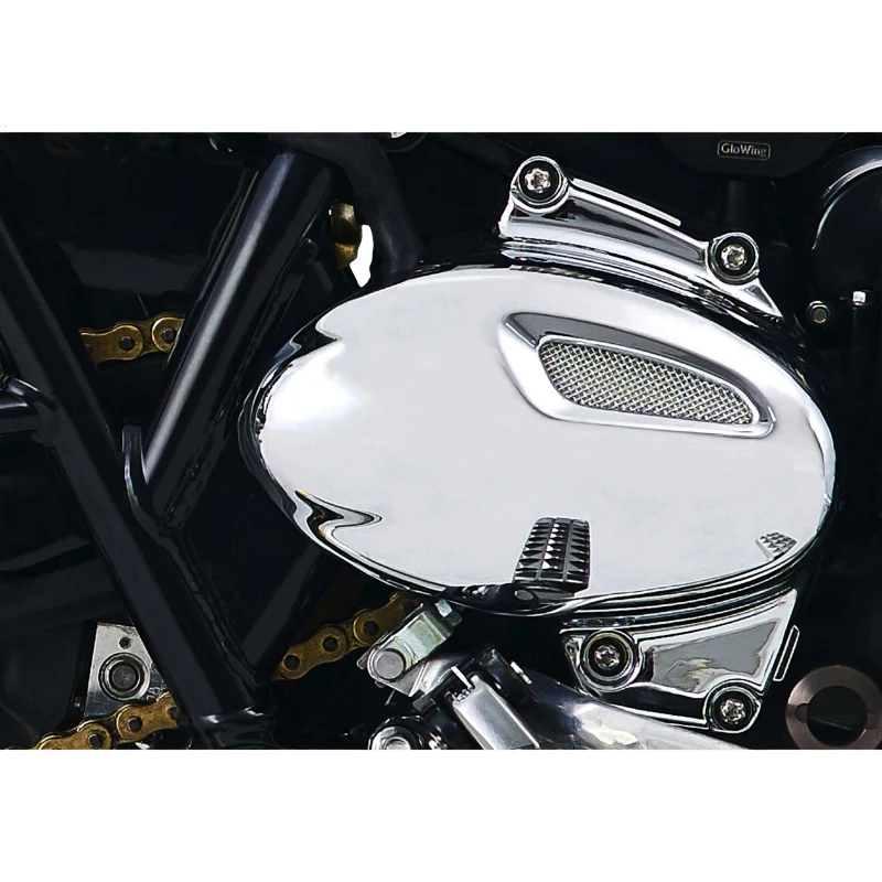 Couvercles de carter chromés pour Triumph Twin