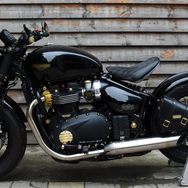 Couvercles de carter laiton/alu - Triumph Bobber & Classic
