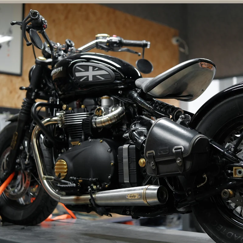 Silencieux Startrail inox brossé - Bonneville Bobber