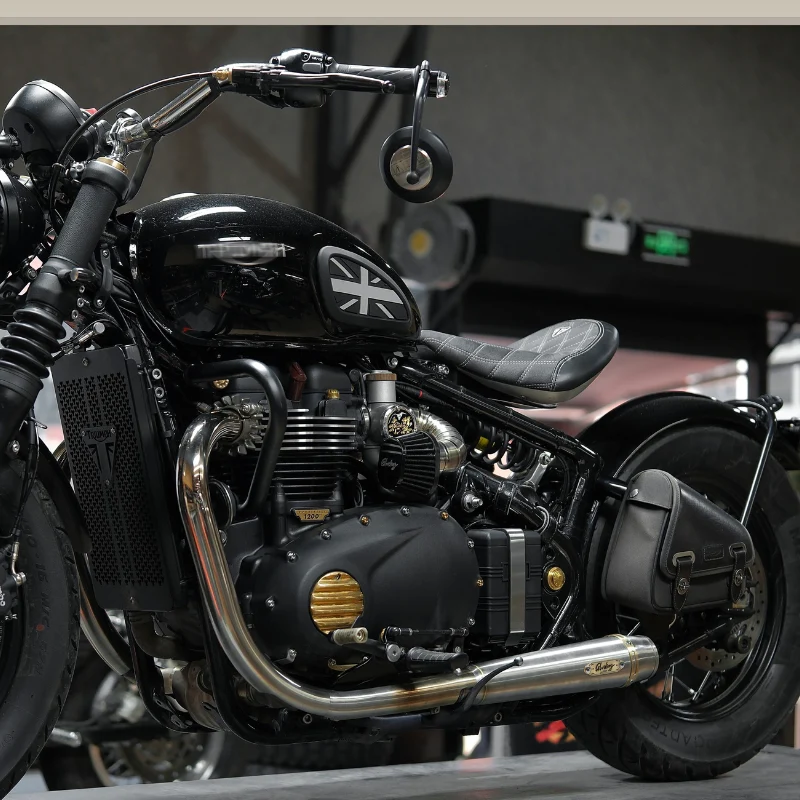 Silencieux Startrail inox brossé - Bonneville Bobber