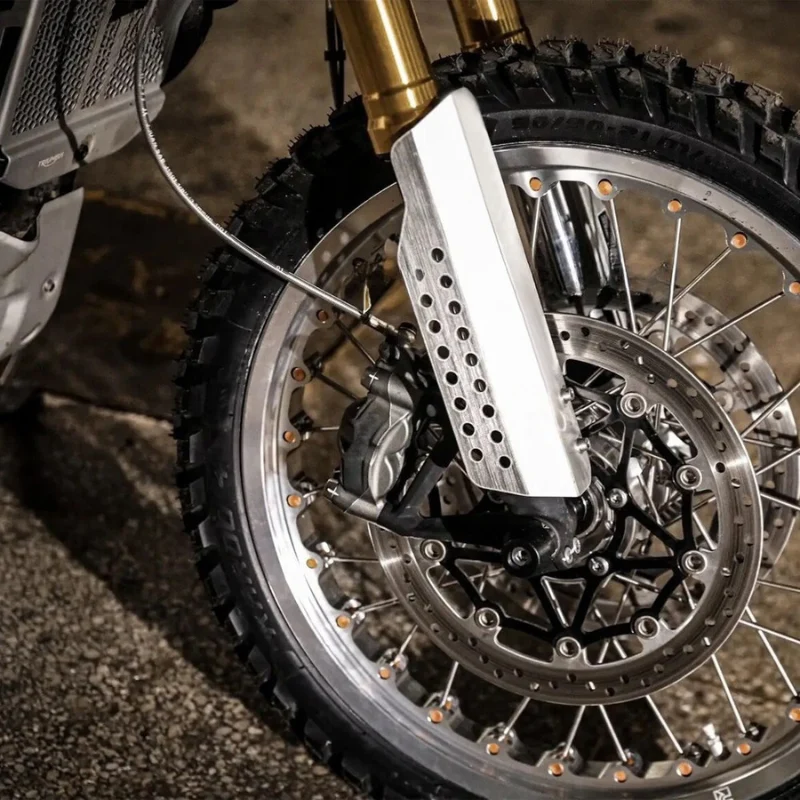 Protections de fourche aluminium TRIUMPH Scrambler 1200