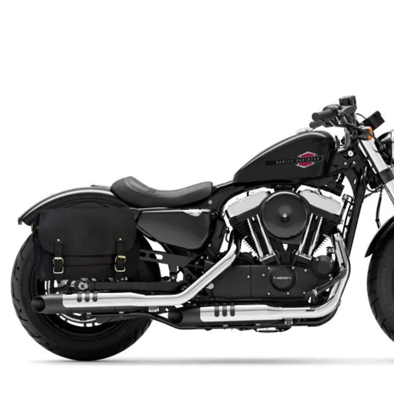 Sacoche latérale + support – Sportster 883/1200