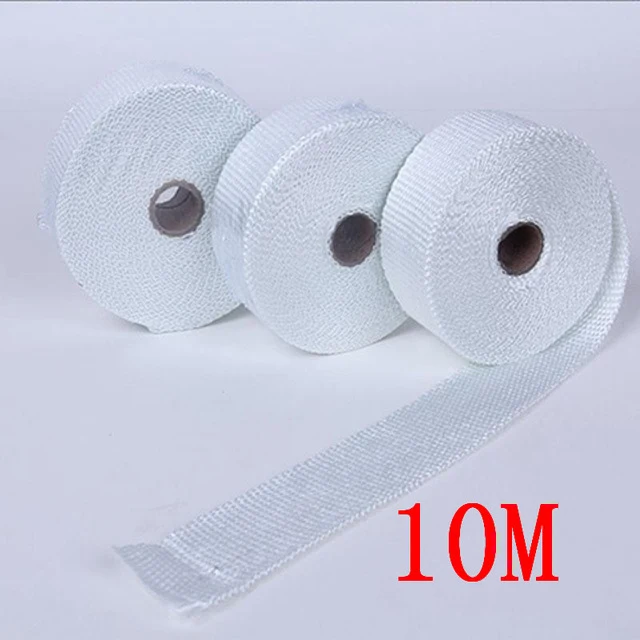Protection échappement 10 Kit thermo Wrap de bouclier thermique de tuyau refit design