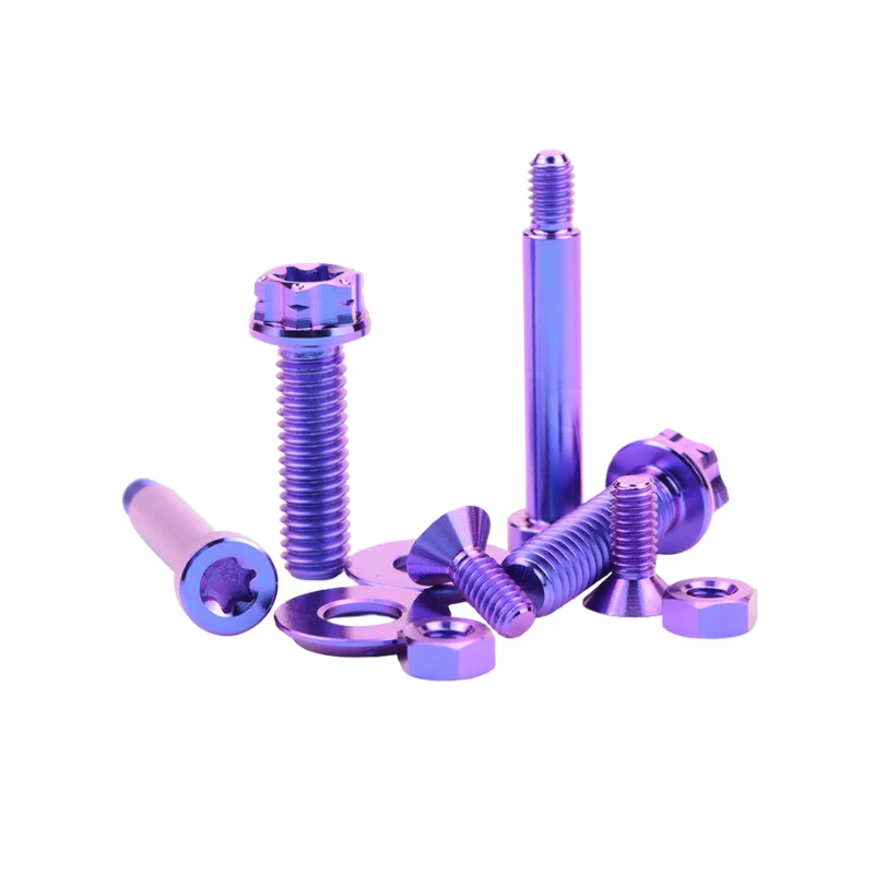 Kit vis titane maître-cylindre RXC (8 pièces)