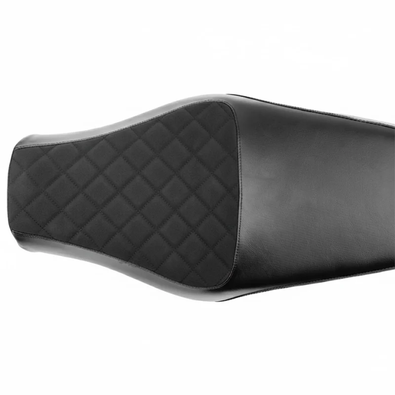 selle noire à surpiqûres losange pour Honda GB350 / CB350