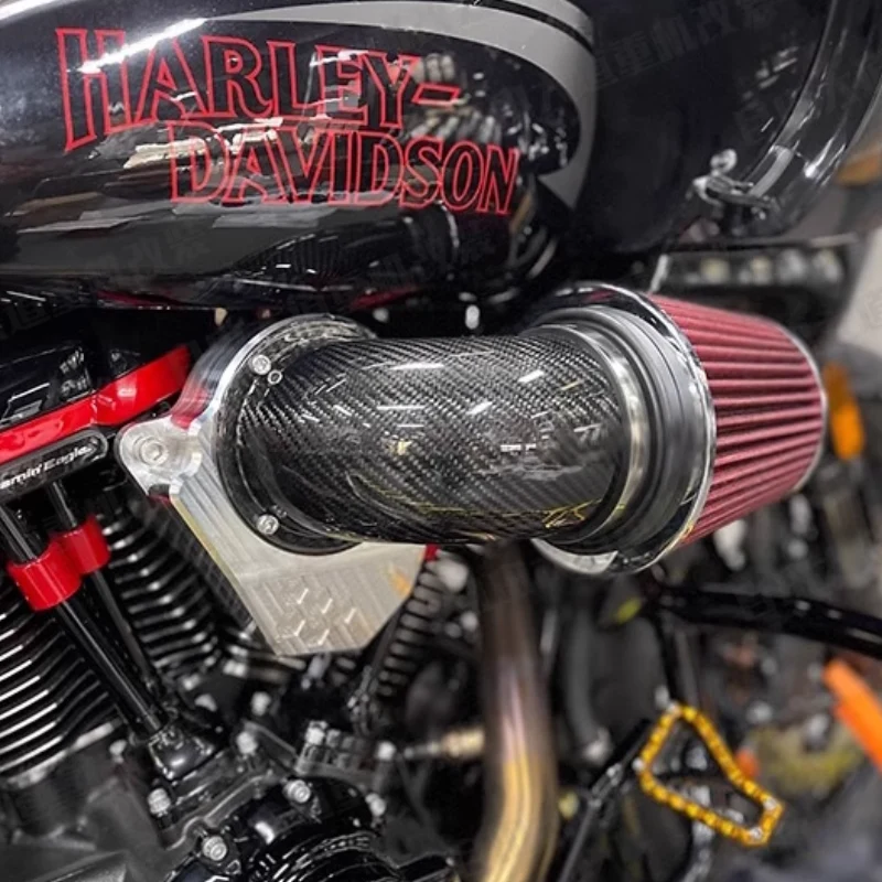 Admission Carbone “Mushroom Head” pour Harley Milwaukee-Eight