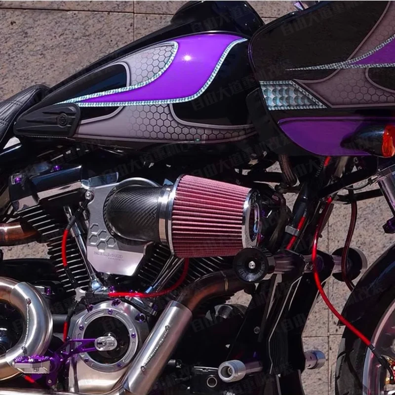 Admission Carbone “Mushroom Head” pour Harley Milwaukee-Eight