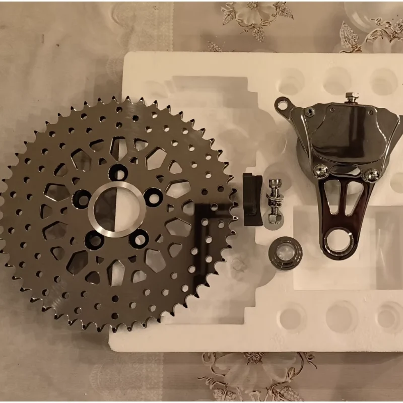 Kit Conversion Chaîne Harley avec Frein Intégré – Couronne 51 Dents