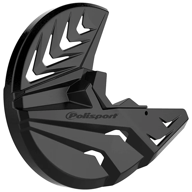 Protector Disco delantero y horquilla Kawasaki KX450F 15-18 KX250F 13-20 Polisport - negro