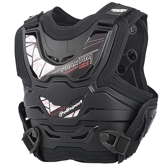 Protector de Peto Phantom Mini para niños Polisport - negro