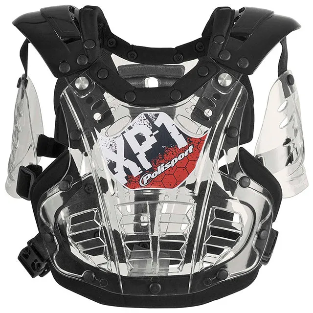 Protector de Peto XP1 Mini Polisport - negro-transparente