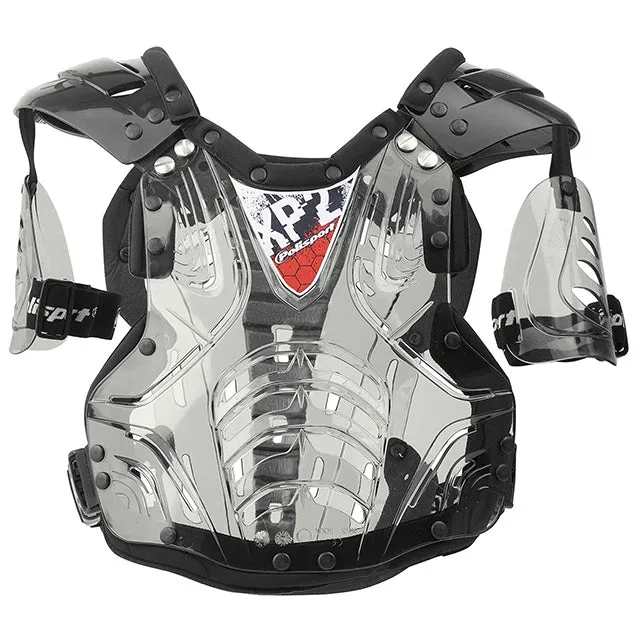 Protector de Peto XP2 Junior Polisport - negro-transparente