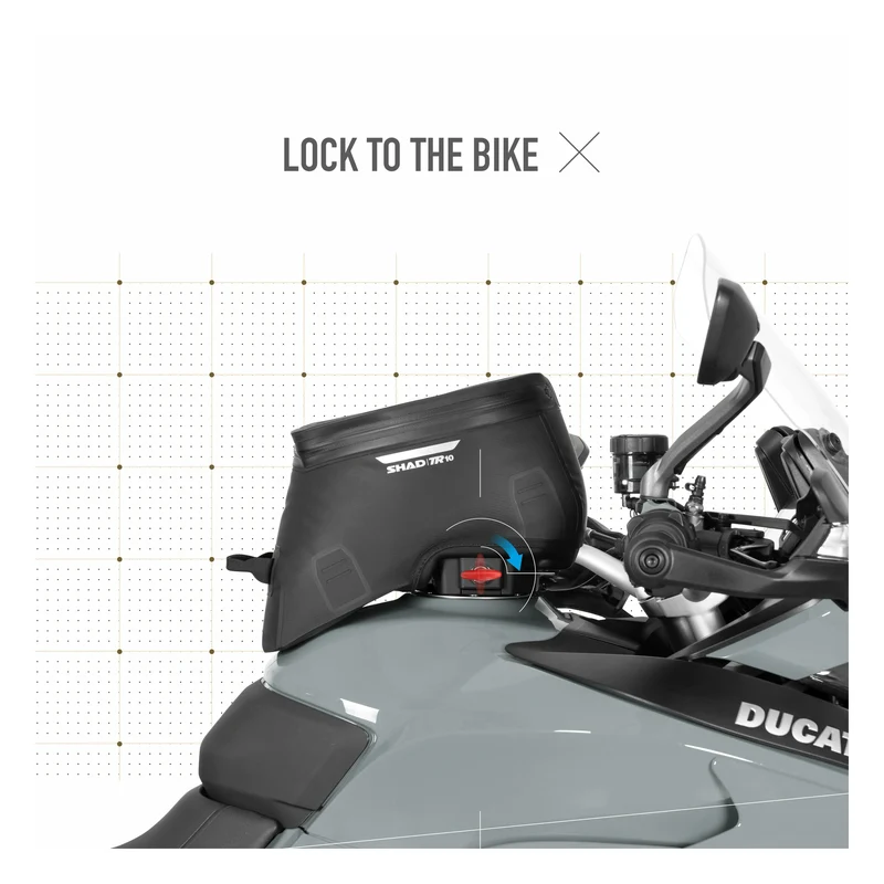 Bolsa depósito Shad Click System TERRA TR10CL