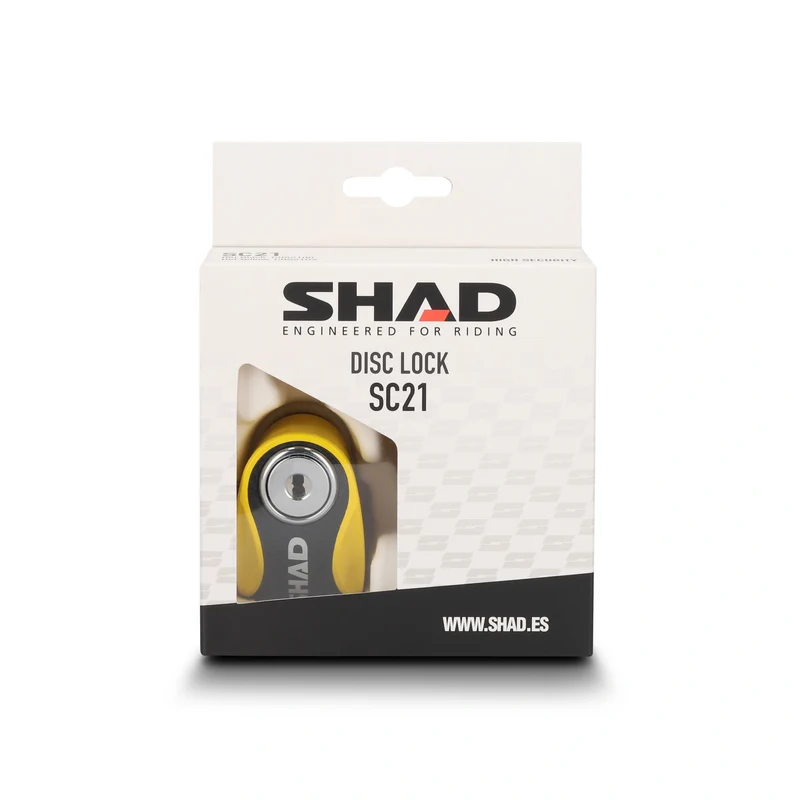 Candado antirrobo disco Shad SC21 - amarillo