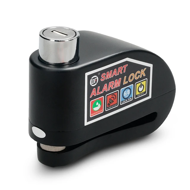 Candado antirobo disco con alarma d=10mm AllPro - negro