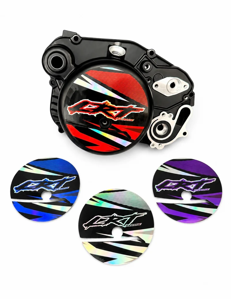 Stickers deco de carter holographique am6 et Derbi euro 3/4