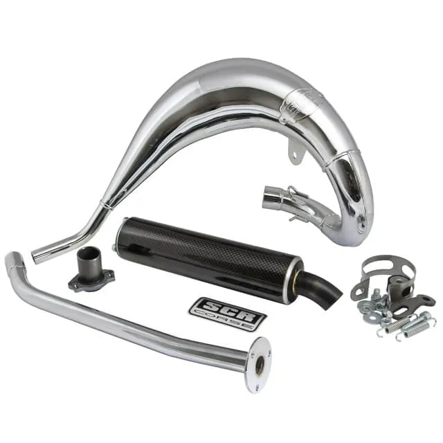 Escape SCR Cross Handmade 50-70cc Derbi DRD Pro cromado-carbono