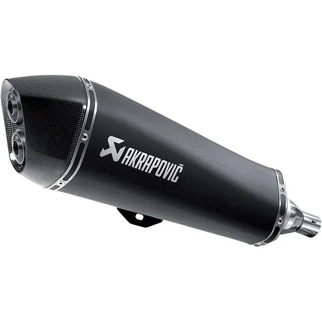 Escape Akrapovic Slip-On Line Gilera Fuocco / Piaggio Beverly 500 (CE) - negro