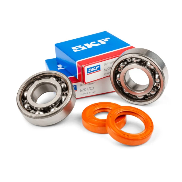 Cojinetes y retenes cigüeñal Minarelli AM6 ejes 20mm Stage6 R/T