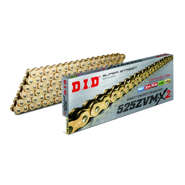 Kit de transmisión Kawasaki Z 1000 SX 201 15x41Z paso 525 ZVMX2 112 eslabones D.I.D - dorado