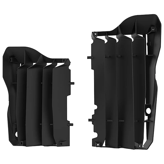 Aletines radiador Honda CRF450R / CRF450RX 17-20 Polisport - negro