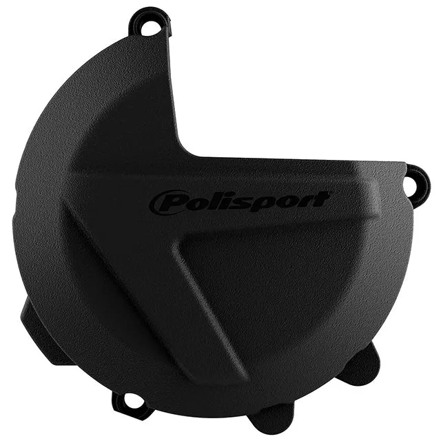 Protector Tapa Embrague Husqvarna FE250/350 19-22 KTM Freeride 250F 18-19 Polisport - negro