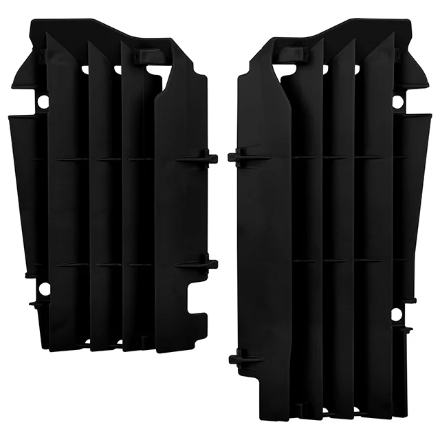 Aletines radiador KX250F 17-20 Polisport - negro